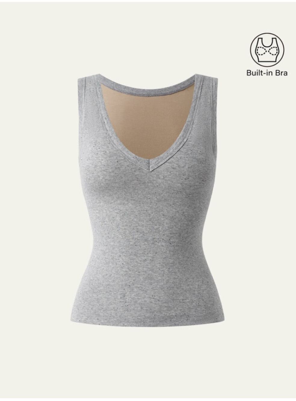 OGL Cotton Air Stretchy V-neck Cotton New Airy Bra Tank NWT SIZE M